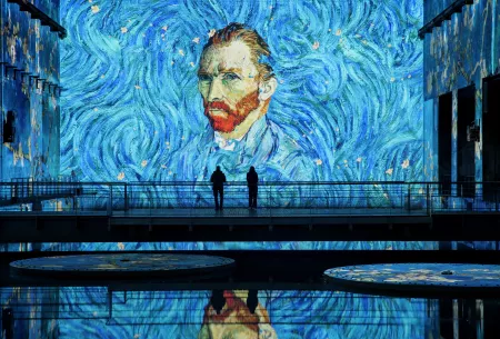 exposition Van Gogh bassins reflets