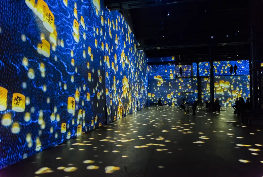 Exhibition Van Gogh Dreamed Japan in Paris Atelier des Lumieres